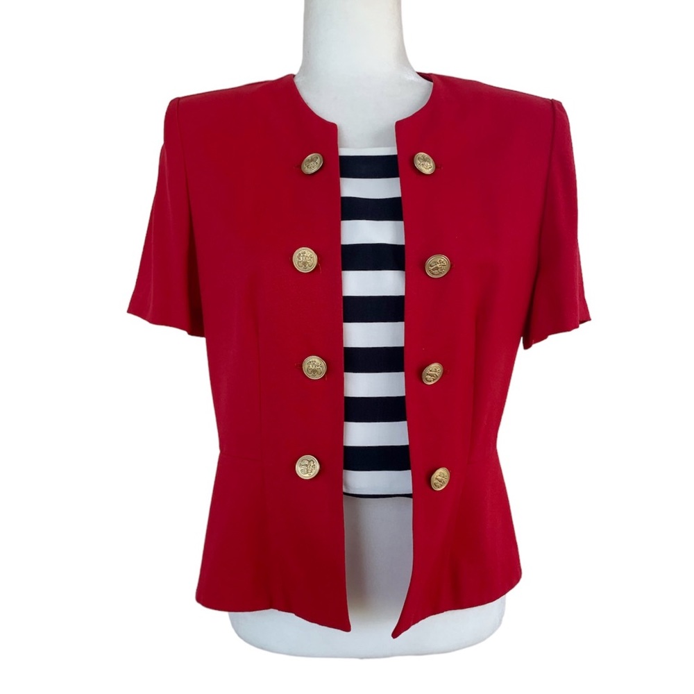 Vintage Lois Snyder Dani Max Blouse Short Sleeve